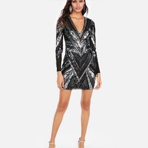 Express | Dresses | Express Rose Gold Mini Dress Sz | Poshmark